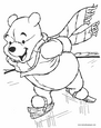 laminas para imprimir winie the pooth en invierno